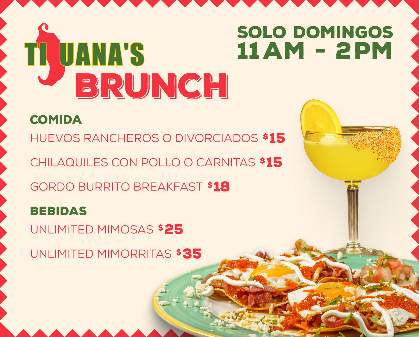 Brunch Tijuana's
